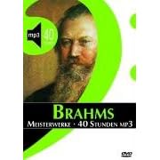 Meisterwerke - 40 Stunden mp3. Johannes Brahms. DVD-ROM