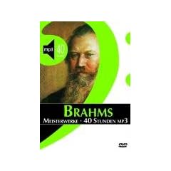 Meisterwerke - 40 Stunden mp3. Johannes Brahms. DVD-ROM