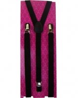 Lowest Prices Outer Rebel Fashion Skinny Suspenders- Black