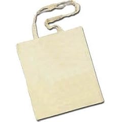 Baumwolltasche langen Tragegriffen 38x42 cm, Natur