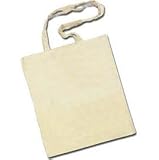 Baumwolltasche langen Tragegriffen 38x42 cm, Natur