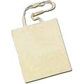 Baumwolltasche langen Tragegriffen 38x42 cm, Natur