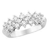 10kt. White Gold, 1/2 ct. tw. Diamond Anniversary Ring