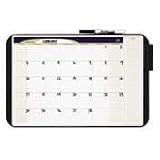 Quartet CT1711 Quartet Tack & Write Monthly Calendar Board, 17 x 11, Black