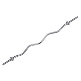 Sunny Threaded Solid Chrome Curl Bar (47-Inch)