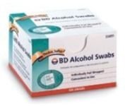 BD Alcohol Swabs Thicker, Softer, 100 Individually Foil Wrapped