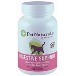 Digestive Support for Cats 60 Capsules Pet Naturals of Vermont by Pet Naturals of Vermont