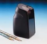 X-Acto 16765 The Mini Standup (Sculptura Series) Battery Operated Pencil Sharpener, Black, 1 Unit