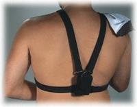 Mini-Med Distribution Centre Adult MiniPack Sports Pump Harness with Velcro Closure, Elasticized Adjustable Straps, Black, For all Insulin Pump Models