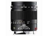 Leica 75mm f/2.5 Summarit-M, Telephoto Manual Focus Lens for M System, Black - USA