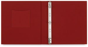Kolo Trivino 3-Ring Binder System - 11frac14; times; 9frac12;, Mango/Red