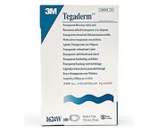 3MTM TegadermTM Transparent Dressings 100 per box- Picture Frame Style 1624W 2-3/8 inch x 2-3/4 inch (6cm x 7cm)