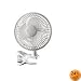 Lasko #2004W 6-Inch 2-SPEED White Clip Fan