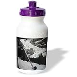Cheap Deals on  giant mens bike-Scenes from the Past Magic Lantern Slides - Vintage Swiss Man Blowing a Giant Alpine Horn Black and White - Water Bottles On Sale