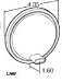 Truck-Lite Super 44 LED Front, Park & Turn 60 Diode Lamp, Yellow 44203Y