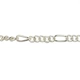 Review   / Beadalon® Silver Plated Steel Chain - 2m Small Figaro : Pack of 1 PK