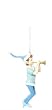 4.5" Winter Frost Elf Playing Trumpet Christmas Ornament