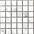 Carrara Venato Honed 1x1" Square Mosaic (Sample)