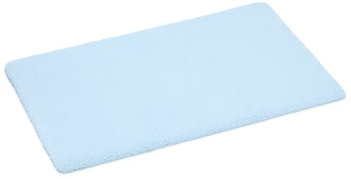Square von Rhomtuft 181314048 Badteppich eckig Square 55 x 90 cm bleu Preisvergleich