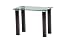 Glass Jeg Side Table Square 330 high 500 x 300 clear Image