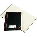 Six (6) Pack - National Brand Texhide® Record Book, 300 Pages, Black, 8 3/8 x 10 3/8