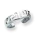 Sterling Silver Antiqued Toe Ring