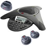 Polycom SoundStation IP 6000 POE With 2 Extension Microphones