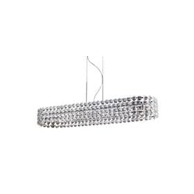 ELK Lighting Elliptical 9-Light Chandelier In Plated Chrome Finish