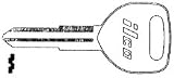 KABA ILCO CORP #HD98-X195 Honda Master Key Blank