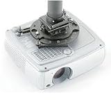 Da-Lite UPM-1 Advance Universal Projector Ceiling Mount, Color: Black