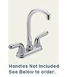 Delta 2190-LHP Waterfall Two Handle Bar Faucet without Handles Chrome