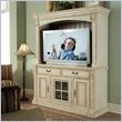 IMAGE OF Riverside Furniture Weybridge 64 Inch TV Stand with Deck in Madera Cherry and Wellington White