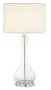 Contemporary Glass Clear Table Lamp