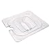COVER SIXTH CLEAR NOTCHED, EA, 11-0389 RUBBERMAID COMMERCIAL SALAD BAR CROCKS