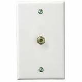 RCA VH61 Coaxial Single Wall Plate (White)