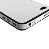 New Thinskin Personalization Films Iphone 4 Carbon Fiber White Home Button  ....