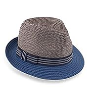 Contrast Brim Trilby Hat