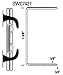 Bostitch 1-3/8" Crown, 1/2" Leg Coil Packaging Staples SWC7437-1-2-1M