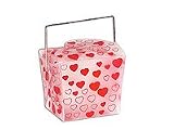 Review  1158-1 / Hearts Party Favor Chinese Take Out Boxes - Set of 12