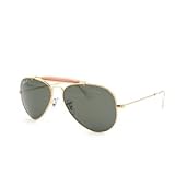 Ray-Ban Outdoorsman II Rainbow- RB3407 Sunglasses Arista\Natural Green Polarized