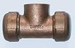 Industrial Grade 4NDT4 Compression Tee , 3/4 In, FNPT, Brass