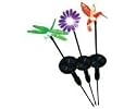 Smart Solar Chameleon Solar Light Stake, Hummingbird/Snowflake