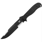 Fixed Presidio, Black Aluminum Handle, Black Blade, Combo