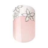 Party Nails Kit dOngles Pret-A-Poser 2x Pack de 12 Ongles Total de 24 Ongles Couleur Light Pink SParkled White tip #88503 + A-viva Lime a Ongle Bio !