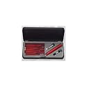 Maglite Solitaire Torch & Victorinox Jelly SwissCard Set Onyx