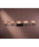 Minka Lavery Lights 6275-357 5LT Bathroom Lighting - Iron Oxide Lineage Contemporary Indoor Light