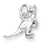 Sterling Silver Kangaroo Charm