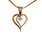 Pendant Jewellery Jewellery Ag Real Diamond Single Stone Heart Throb Pendant Jewellery # AGSP0032