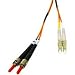 Cables To Go 33163 1m Multimode LC/ST Duplex Patch Cable with Clips  (Orange)