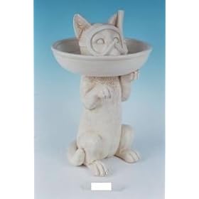 Diving Cat Birdbath 17in Height by MRC COMPANY